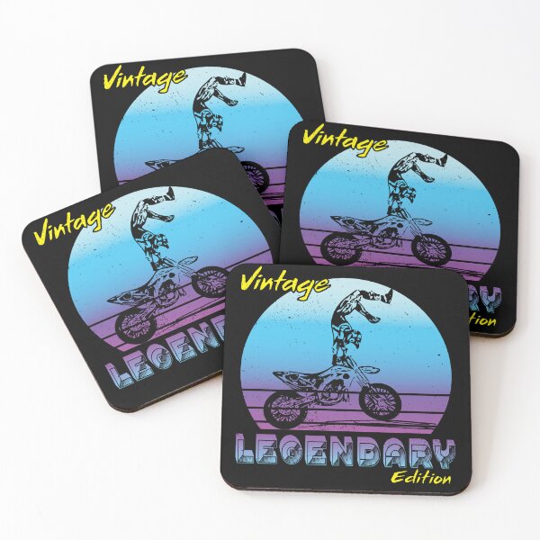 Item preview, Vintage Themed Design Legendary Edition Dirt Biker designed and sold by HiruK.
