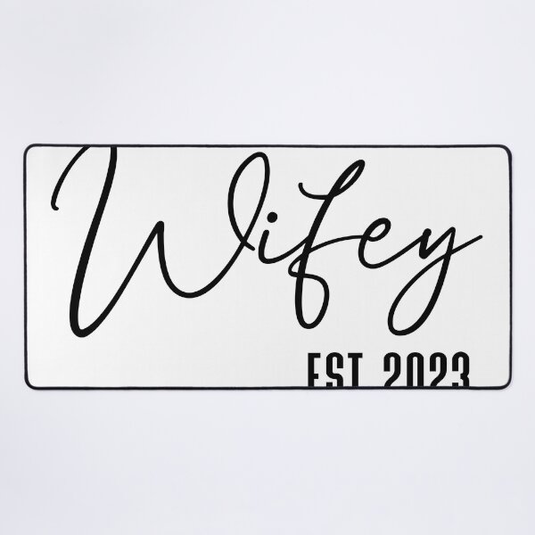 Item preview, Wifey - EST. 2023 designed and sold by MyDesignRox.