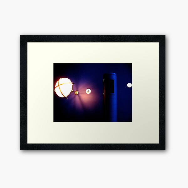 Cobalt OverHead Framed Art Print