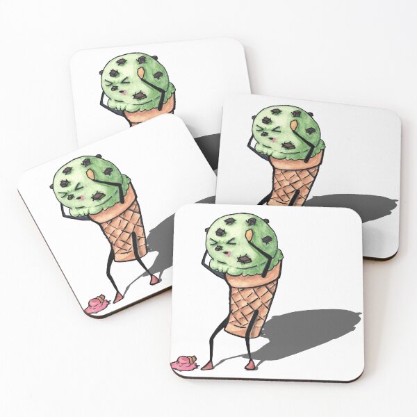 Item preview, Brain Freeze! Too much ice cream! designed and sold by BuzzettaFineArt.