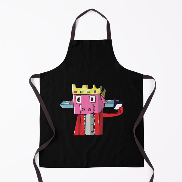 Item preview, Funny Pig King Techno King Minecraft designed and sold by JamauDS.