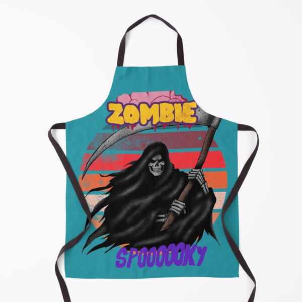 Item preview, Spooky Vibes Halloween Friends Retro Zombie designed and sold by Darlene Douglas-Jackson.