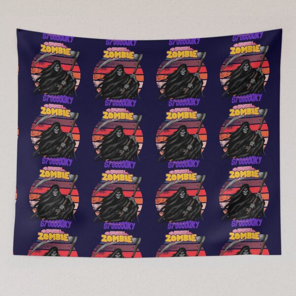 Item preview, Spooky Vibes Halloween Friends Retro Zombie designed and sold by Darlene Douglas-Jackson.