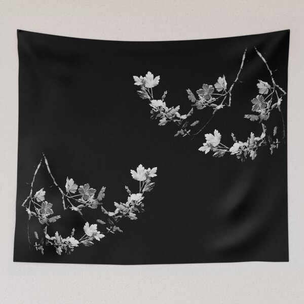 Item preview, Blackcurrant branch in black and white designed and sold by riku05830.