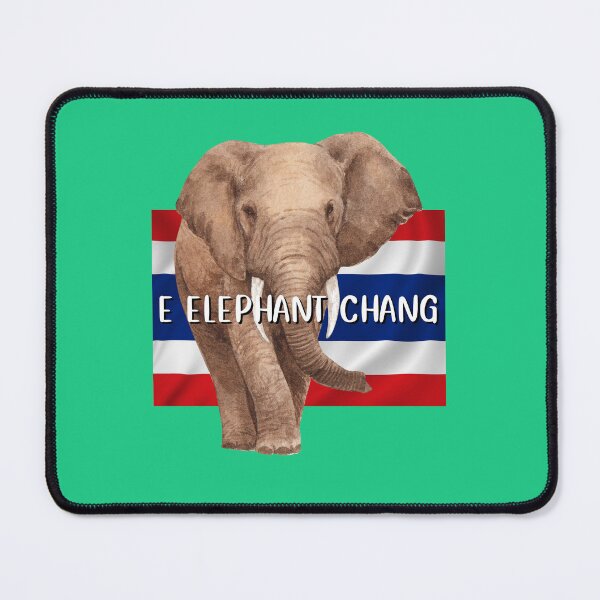 Item preview, E Elephant Chang, english alphabet to thai translation  designed and sold by pookamon14.