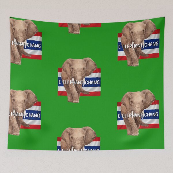 Item preview, E Elephant Chang, english alphabet to thai translation  designed and sold by pookamon14.
