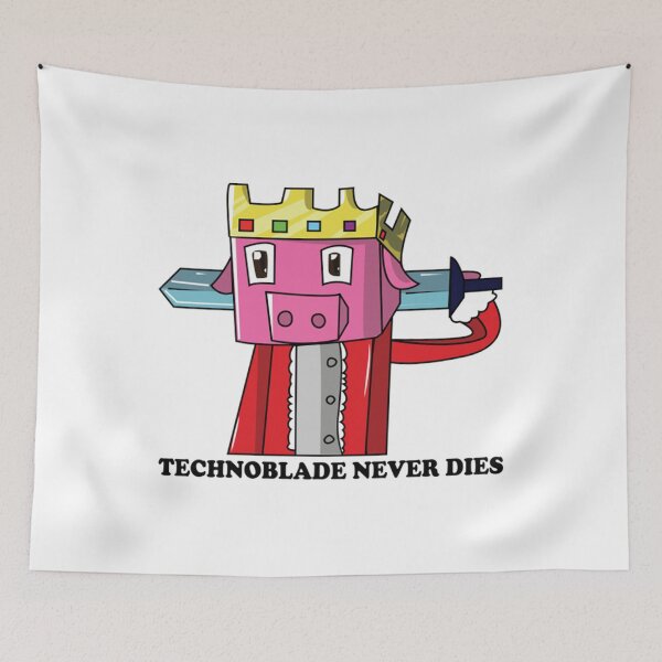 Item preview, Funny Pig King Techno King Minecraft Font Black designed and sold by JamauDS.