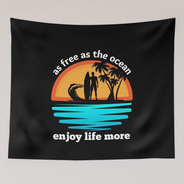 Item preview, Enjoy Life More and Go Surfing designed and sold by theredsharp.