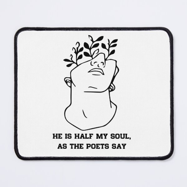 Item preview, He Is Half My Soul As The Poets Say designed and sold by ClareLittel.