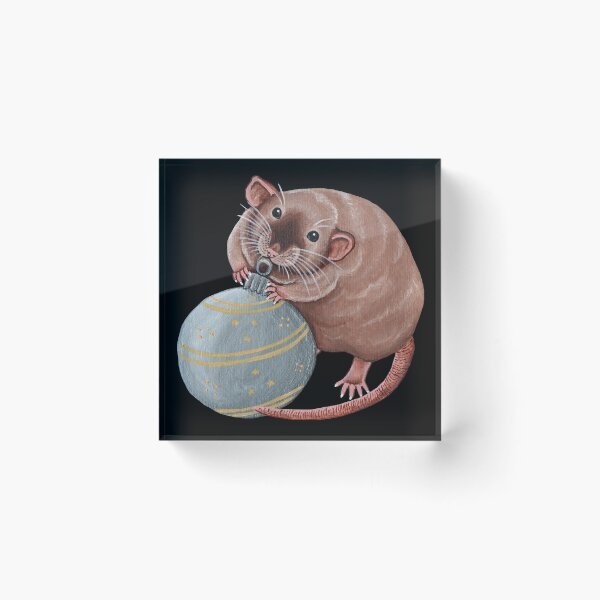 Item preview, Golden Siamese Rat with Bauble designed and sold by WolfySilver.
