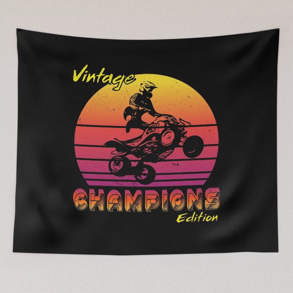 Item preview, Vintage Themed Design Champions Edition Quad Biker designed and sold by HiruK.