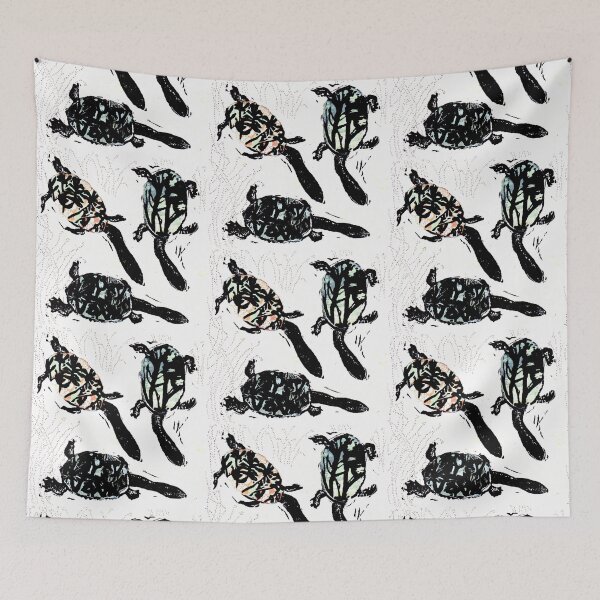 Item preview, Vanessa Curley  Australia “Submariner” Lino cut  designed and sold by WaterProject.