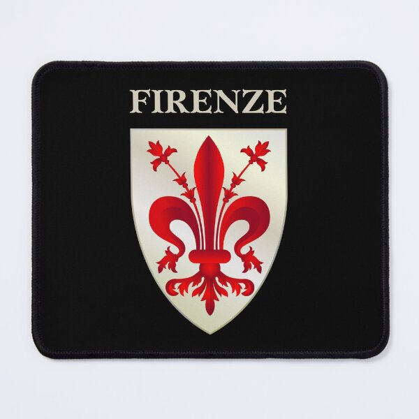Item preview, Florence Red Giglio Shield designed and sold by Fed Sher.