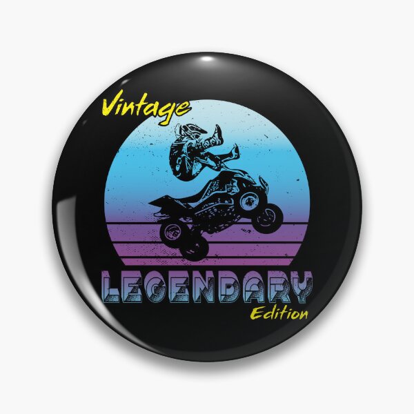 Item preview, Vintage Themed Design Legendary Edition Quad Biker designed and sold by HiruK.