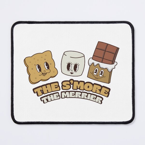 Item preview, The S'more The Merrier Cute Smore Pun designed and sold by ariaarti.