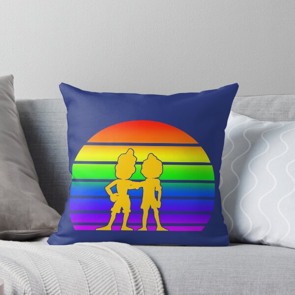 Item preview, Rainbow Sunset with Luca and Alberto - Cartoon Blue designed and sold by Smagnaferous.