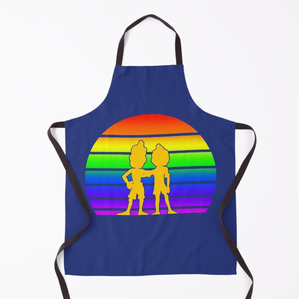 Item preview, Rainbow Sunset with Luca and Alberto - Cartoon Blue designed and sold by Smagnaferous.