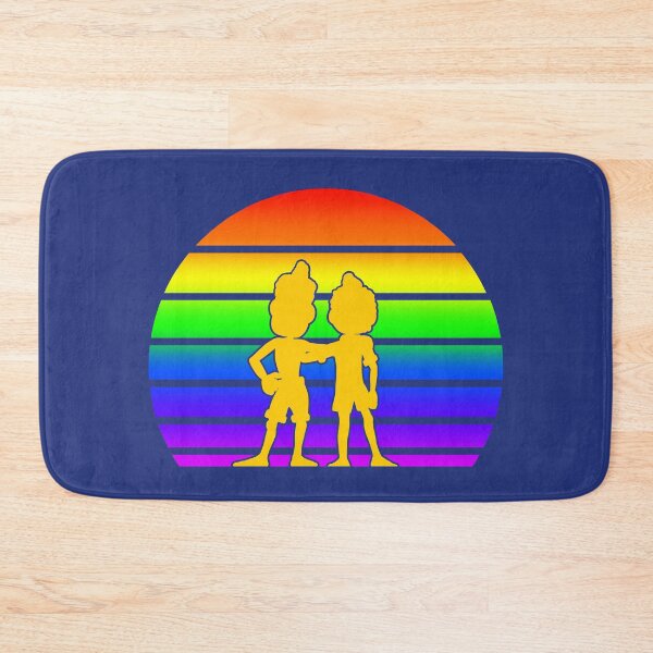 Item preview, Rainbow Sunset with Luca and Alberto - Cartoon Blue designed and sold by Smagnaferous.