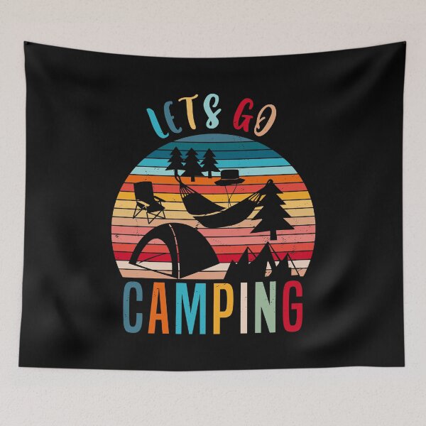 Item preview, Retro Sunset Camping Escape designed and sold by TM Selvam.