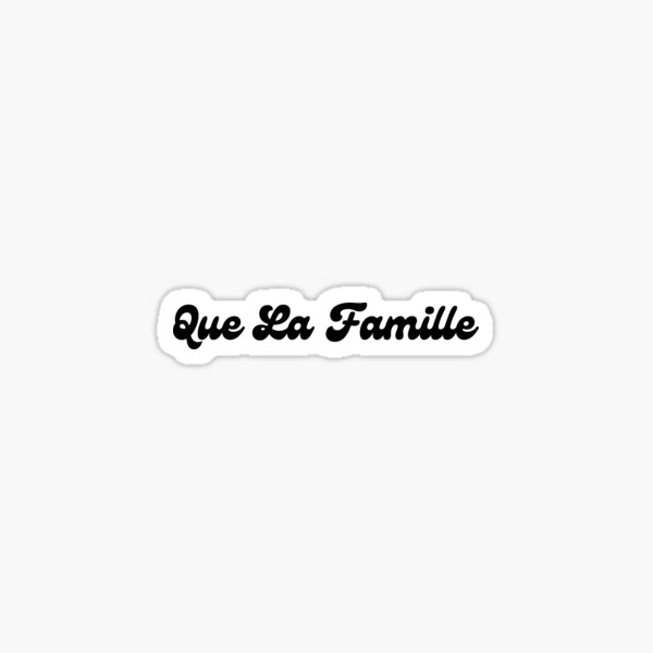 Pnl Qlf - Que La Famille Sticker