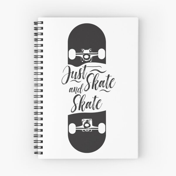 Item preview, just skate and skate funny skateboarding t-shirt designed and sold by quickkaart.