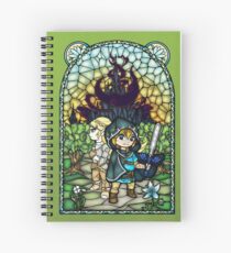 Breath of the Wild Stained Glass 2 Spiral Notebook
