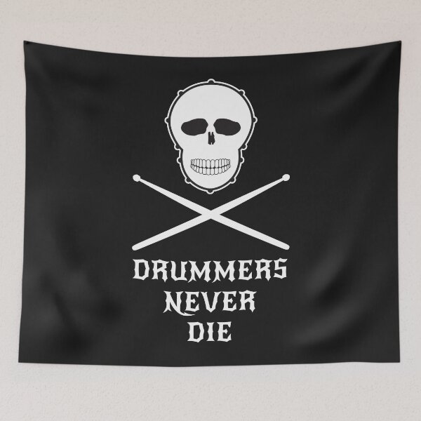 Item preview, Drummers Never Die designed and sold by joefixit2.