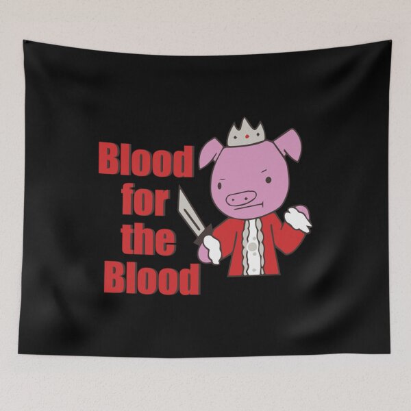 Item preview, Funny Pig King Christmas Technoblade Blood designed and sold by JamauDS.