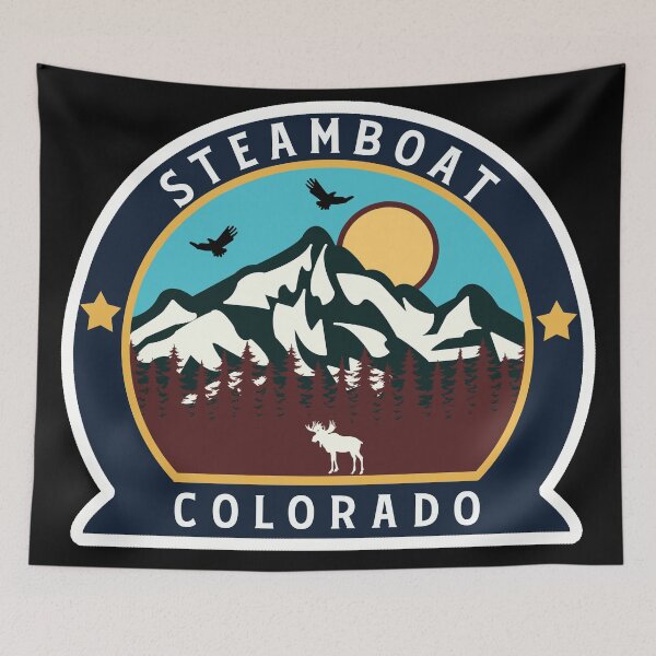 Item preview, Steamboat Colorado designed and sold by Road-tees.
