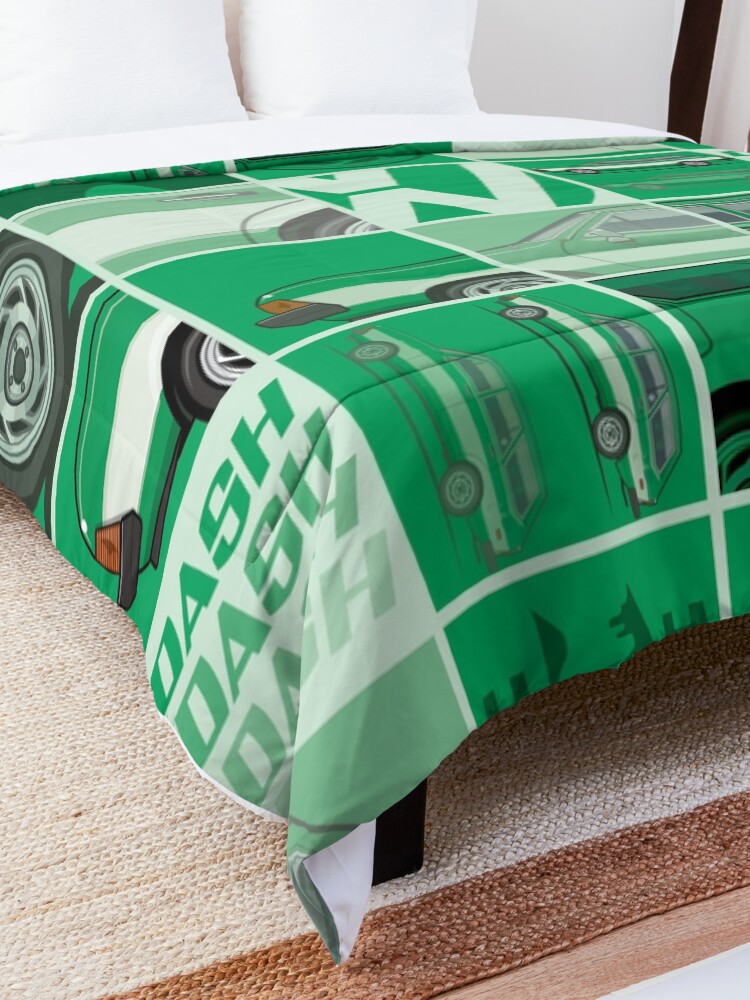 Alternate view of Kylee's Green VDub Dasher Wagon Comforter