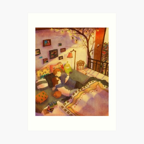 Afternoon nap Art Print