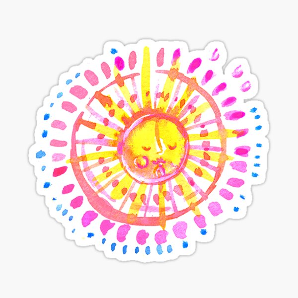 lilly pulitzer sun preppy Sticker