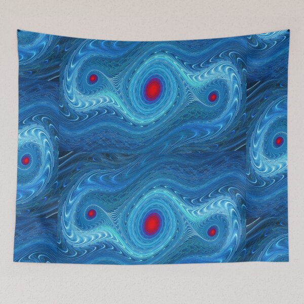 Item preview, Blue Wavy Gnarl  designed and sold by Beatriz  Cruz.