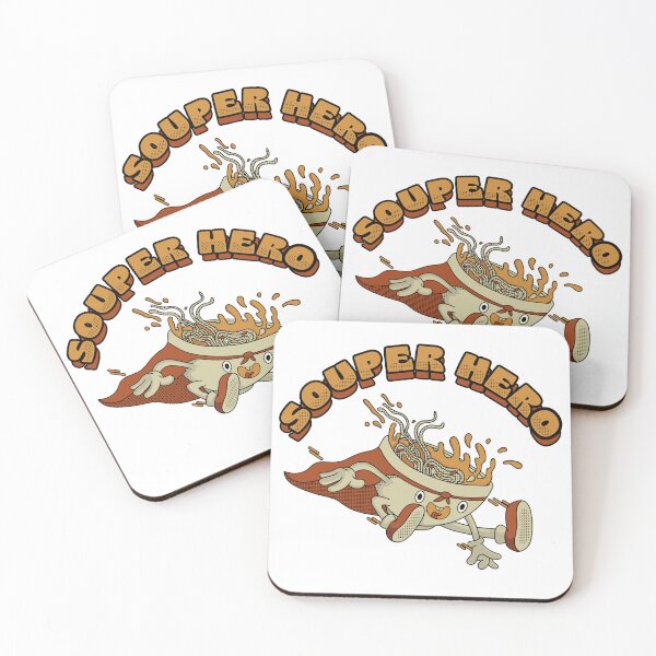 Item preview, Souper Hero Food Pun Funny superhero Soup lover designed and sold by ariaarti.
