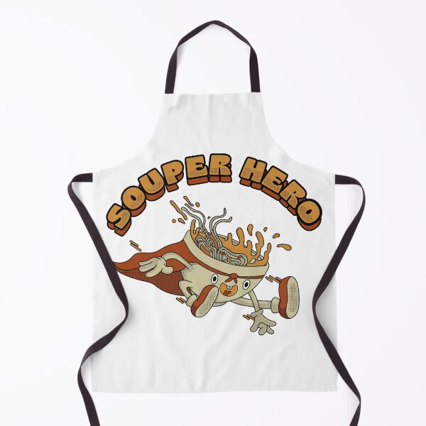 Aperçu de l'œuvre Souper Hero Food Pun Drôle de super-héros Amoureux de la soupe créée et vendue par ariaarti.