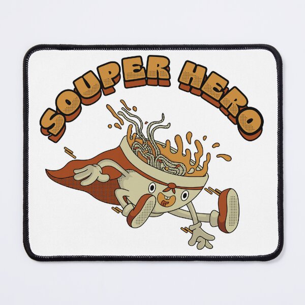 Item preview, Souper Hero Food Pun Funny superhero Soup lover designed and sold by ariaarti.