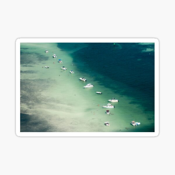 "Islamorada Sandbar" Sticker for Sale by 99romeophoto | Redbubble