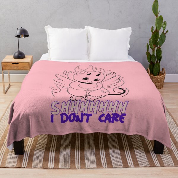 Item preview, Devilish kitten quote Shh I Don't care HELL KITTEN  designed and sold by LargeShop.