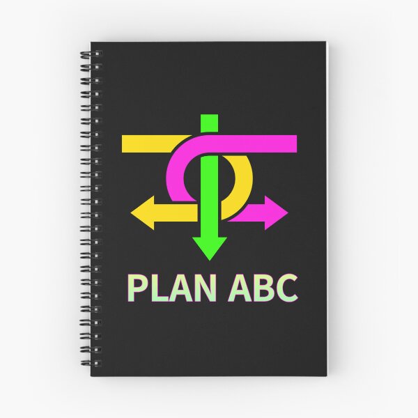 Artikelvorschau, plan ABC,fluorescent color,arrow entworfen und verkauft von zzzozzo.
