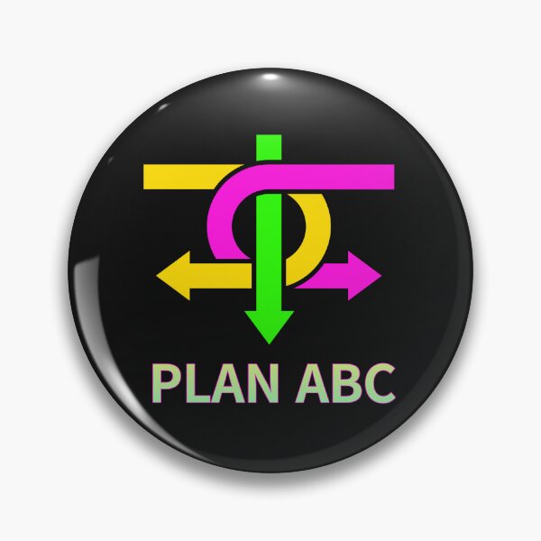 Artikelvorschau, plan ABC,fluorescent color,arrow entworfen und verkauft von zzzozzo.