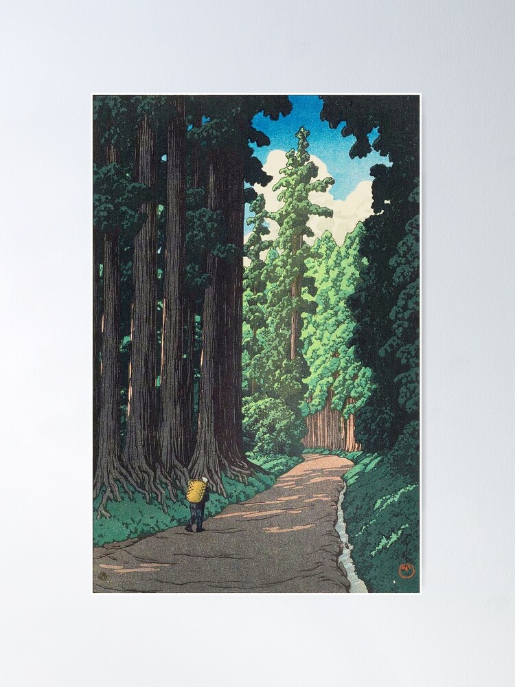 Alternate view of Nikkô gaidô - Hasui Kawase Poster