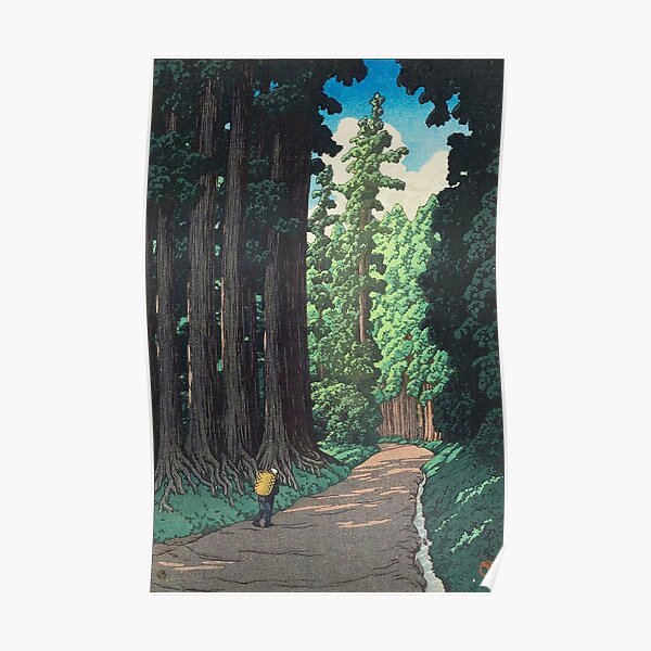 Nikkô gaidô - Hasui Kawase Poster
