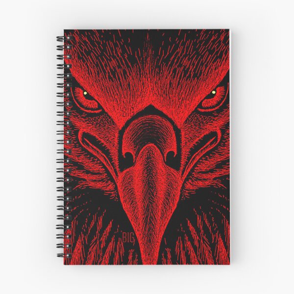 Item preview, AWESOME INTENSE EAGLE PORTRAIT deep red designed and sold by THE AMERICAN TEEVANGELIST.