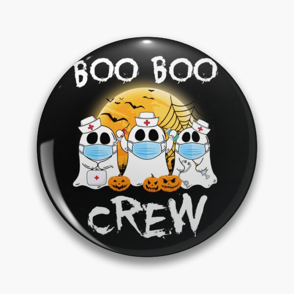 Item preview, Meme Retro Boo Boo Crew Nurse Halloween Ghost designed and sold by BufFord71.