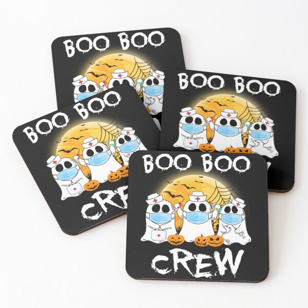 Item preview, Meme Retro Boo Boo Crew Nurse Halloween Ghost designed and sold by BufFord71.