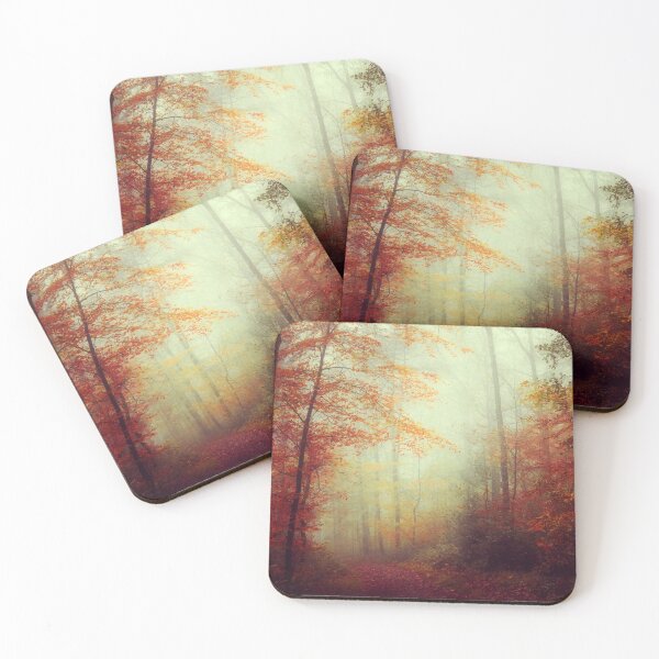 Item preview, Dreamy Forest Hike in Autumn designed and sold by Dyrk Wyst Redbubble Shop.