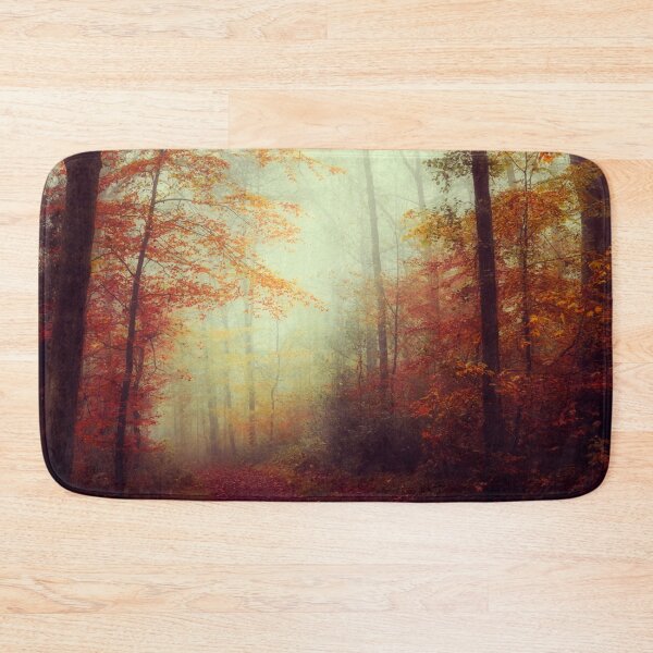 Item preview, Dreamy Forest Hike in Autumn designed and sold by Dyrk Wyst Redbubble Shop.