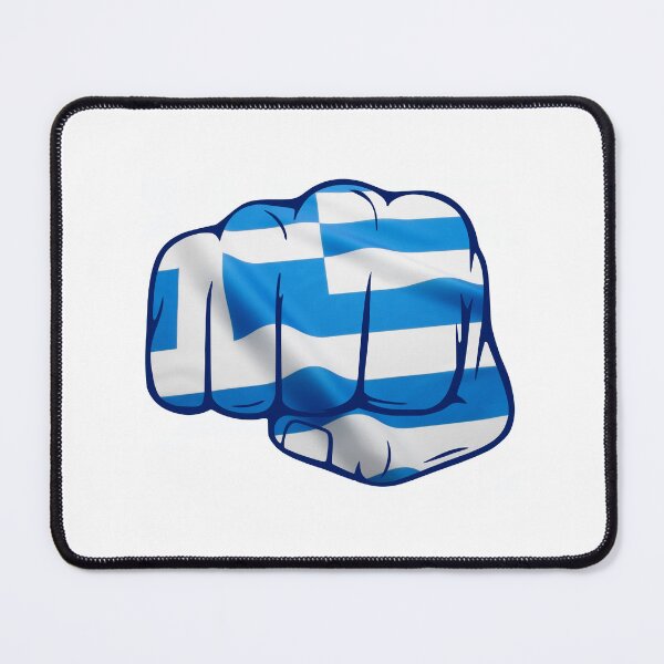 Item preview, Flag of Greece on Clenched Fist designed and sold by portokalis.