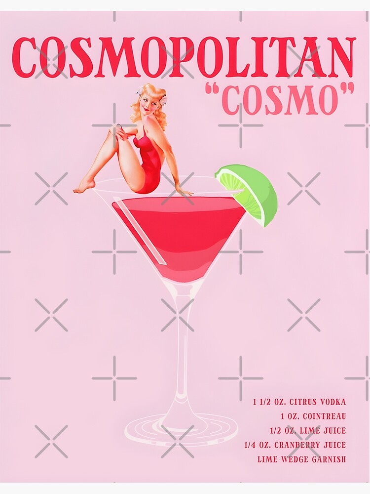 Discover Cosmopolitan "Cosmo" Premium Matte Vertical Poster