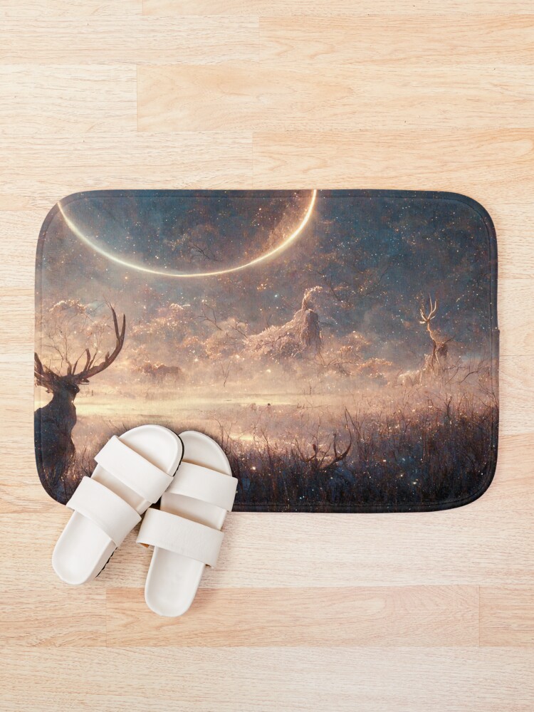 Thumbnail 1 of 6, Bath Mat, The Guardian designed and sold by RicoInStudios.